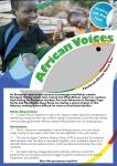 African Voices Flyer