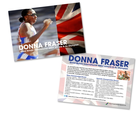 Donna Fraser Signing Card